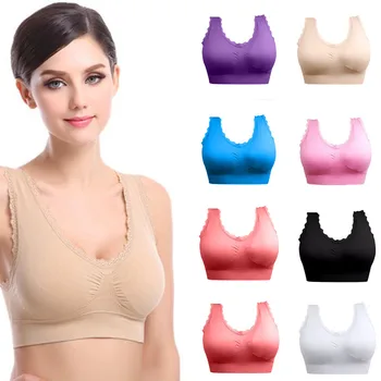 

Women Sports Bras Padded Seamless High Impact Support Workout Fitness