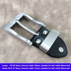 Fivela de titânio puro para cinto, fivela de 3.8 cm e 3.5cm para homens de metal