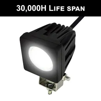 

1PC Car Truck 10W LED Work Light Bar Flood Beam 4WD Reverse Lamp 12V 24V Trailer Truck Lorry Lamp