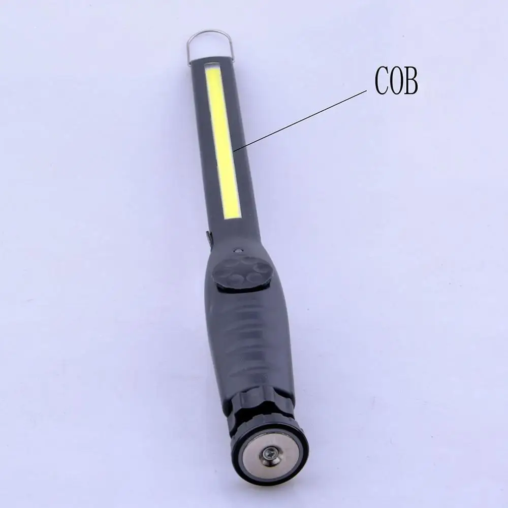 Rechargeable COB LED Slim Work Light Bright Flashlight Inspection Lamp Magnetic Inspection Light COB Strip Light