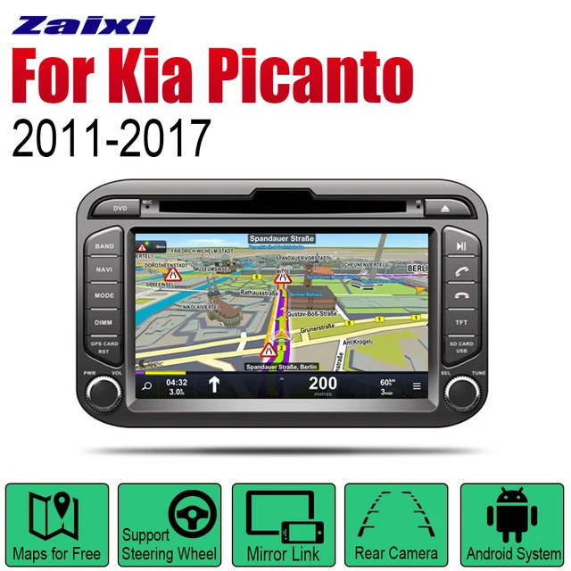 $US $705.00 Autoradio 2 Din Android Car DVD Multimedia Player For Kia Picanto Morning 2011-2017 GPS Navigation System Radio Video DSP Stereo