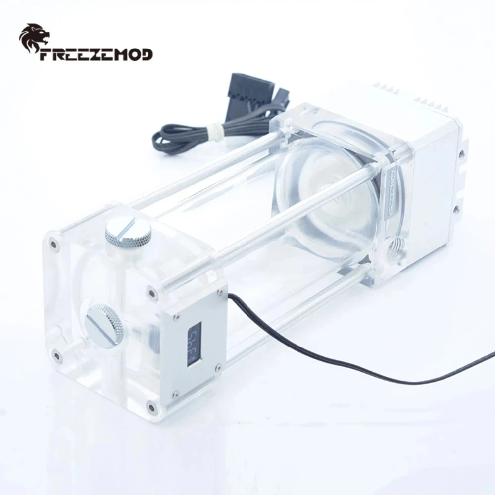 Zemod Aio-bomba Reservatória com Tela de Temperatura Tanque de Água Combo para pc Sistema de Refrigeração a Água 200 mm 250 mm 300 mm Ventiladores e resfriadores - Imagem 3