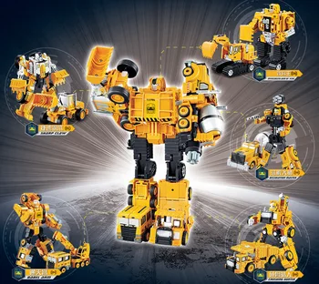 

Deformed alloy version of the engineering car Hercules boy children's toys fit car deformation robot