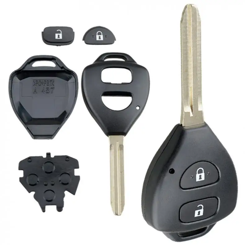 

2 Buttons New Car Remote Key Shell Case Fit for Toyota Corolla RAV4
