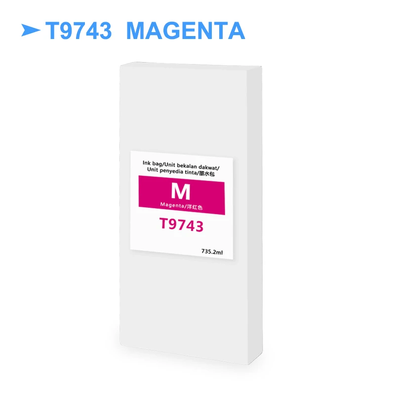 Cartucho de Tinta com Pigmento de Tinta para Impressora Epson Workforce Pro Wf-c869r Wf-c869rdtwfc Wf-c869rd3twfc T9741 T9742 T9743 T9744 - Imagem 4