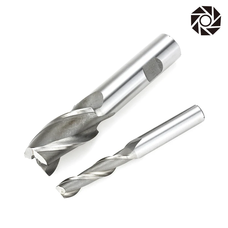 HSS 금속 커터 엔드 밀, Co8 코발트 코팅 알루미늄 밀링 커터, CNC 비트 밀링 머신 도구, 절삭 공구