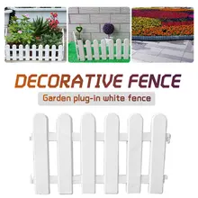 Plastic Fence 1 Pcs Xmas Decor Countryside Gardening DIY 50*30cm Fashion Flower Pots Enclosure Lawn Party Accessories