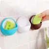New In Plastic Suction Cup Soap Toothbrush Box Dish Holder Bathroom Shower Accessory Household Merchandises Free Shipping Items 1