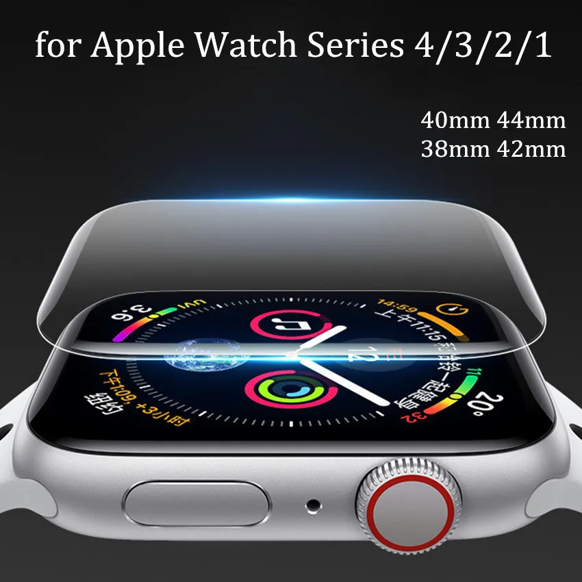Screen Protector Clear Full Coverage Protective Film For Iwatch 4 5