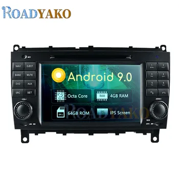 

Android 9.0 Auto Car Radio For Benz CLK W209 CLS W219 2004-2012 Stereo Car Navigation GPS Multimedia Video player магнитола 2Din