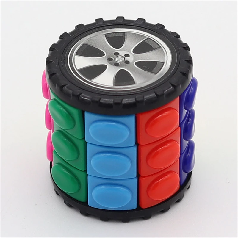 3X3X3 ZCube 5X5X5 в форме кукурузы, полезная декомпрессия, 3X3X3, волшебный куб, ручной спин, антистресс, сделай сам, цилиндрические пазлы, игрушка для мальчиков, игры разума - Цвет: 3X3X3