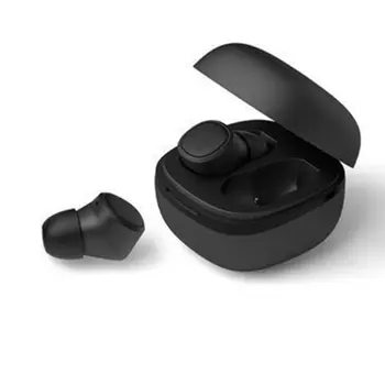 

5.0 true wireless headset with charging compartment Dual talk stereo Earplug Power display call function support music