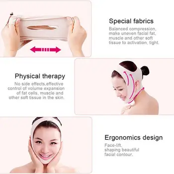 

Delicate Thin Face Mask Slimming Bandage Skin Care And Band Shape Lift Belt Mask Reduce Face Chin Thining Face Double X8B2