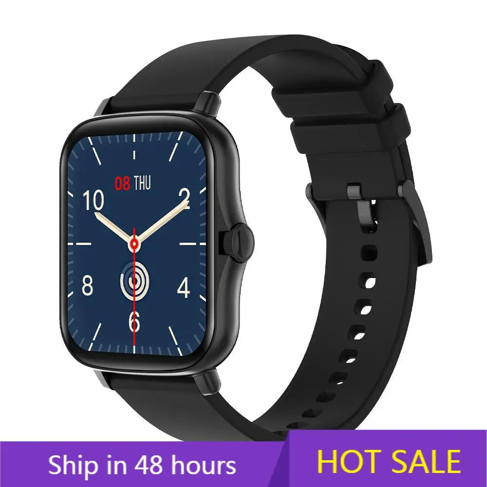 P8 Plus 1.69 Inch Smart Watch Men Full Touch 190mAh Heart Rate Fitness Tracker IP67 Waterproof Women Smartwatch Y20 PK P8