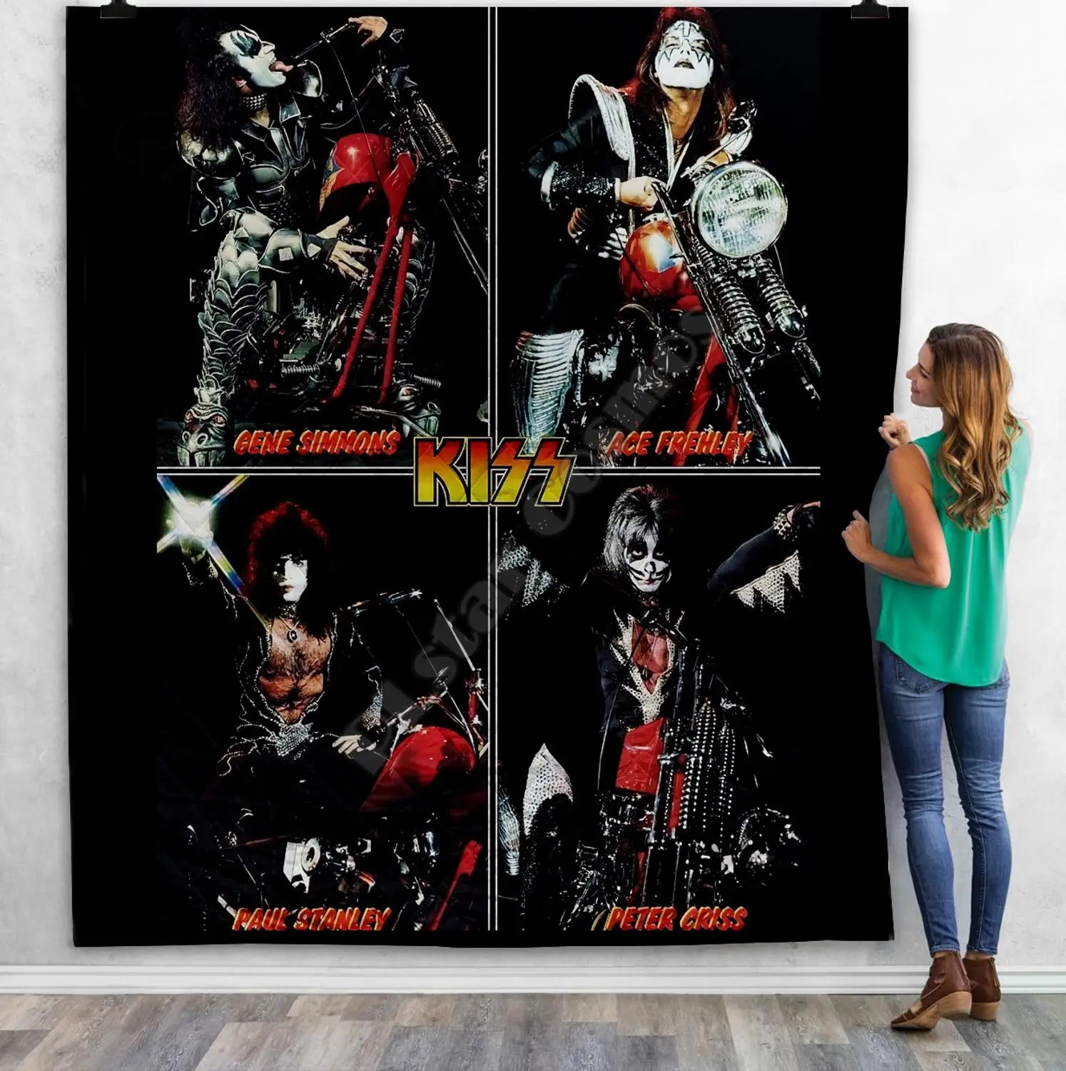 KISS Rock & Roll All Nite вечерние 3D одеяло для детей взрослых постельные принадлежности