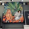Animal series design Nordic INS hanging tapestry background cloth Boho Decor Wall Cloth tapestry jungle tiger girl ► Photo 3/5