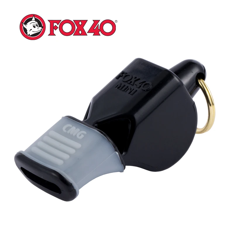 Canada Original Fox 40 Mini CMG Fox40 Compact Sized Small Whistle With The Addition Of The Patented Cushioned Mouth Black /9401