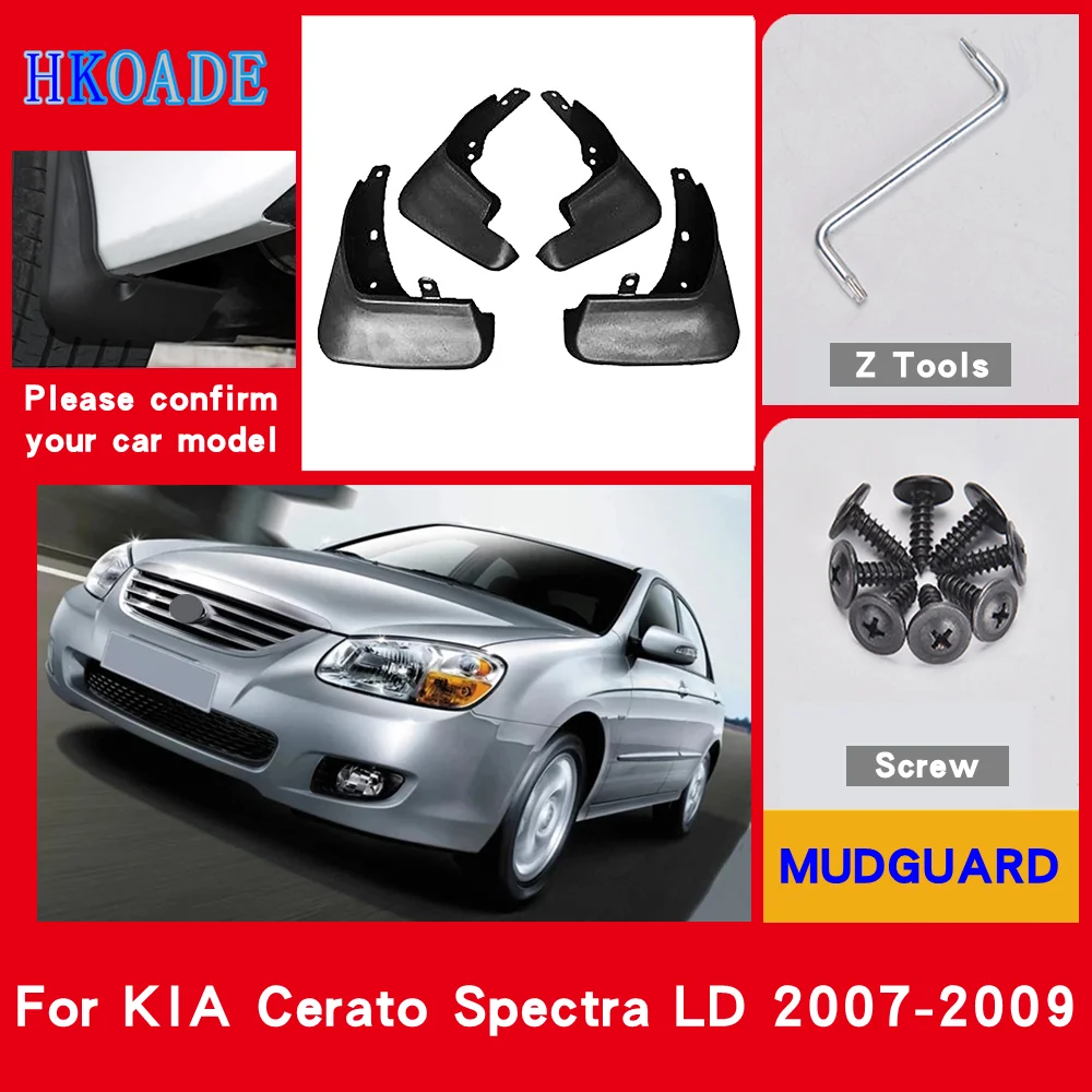 Car Fender Mud Flaps For Kia Cerato Spectra Ld 20072009 Mudguards