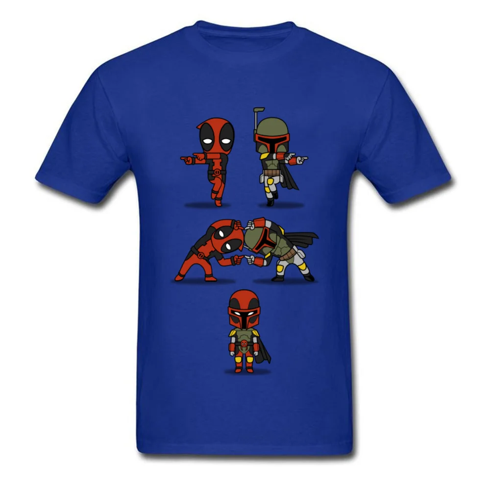 Забавная брендовая новая футболка Boba Fett Fusion Deadpool Мужская футболка Trooper Starwars o-образным вырезом хлопок топы Футболка свободная повседневная
