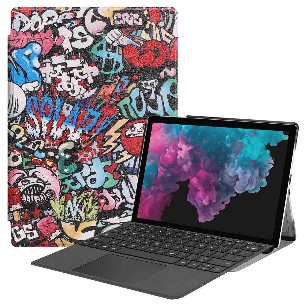 Чехол-подставка для microsoft Surface Pro 7 /Pro 6 /Pro 5 /Pro 4 12.3in, подставка-держатель для microsoft - Цвет: J