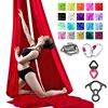 PRIOR FITNESS 9 Yards 8.2 meters Yoga Aerial Silks set Low Stretch Aerial Silk for inversion fly Including yoga accessories 1