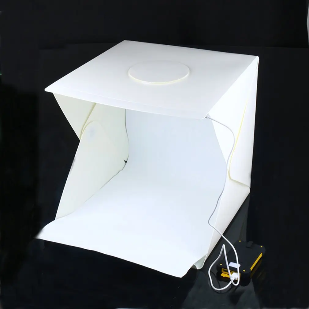 40CM Large Size Folding Lightbox Photography Photo Studio Softbox LED Light Soft Box Photo Background Kit Light box Button Type 40CM Large Size Folding Lightbox Photography Photo Studio Softbox LED Light Soft Box Photo Background Kit Light box Button Type