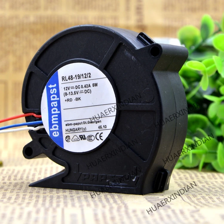 

Original NEW RL48-19/12/2 12V 0.42A 5W Motor protection cooling Fan