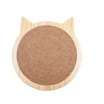 

Stable Cat Scratch Board Vertical Sisal Grinding Device Protecting Sofa Dust-free Cat Toy Suction Cup Type Hemp Rope Claw Board