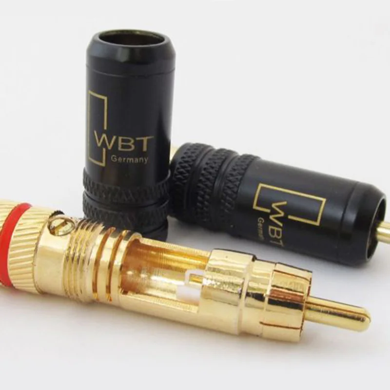 IG-4Pcs Rca запирающие разъемы аудио, видео разъемы