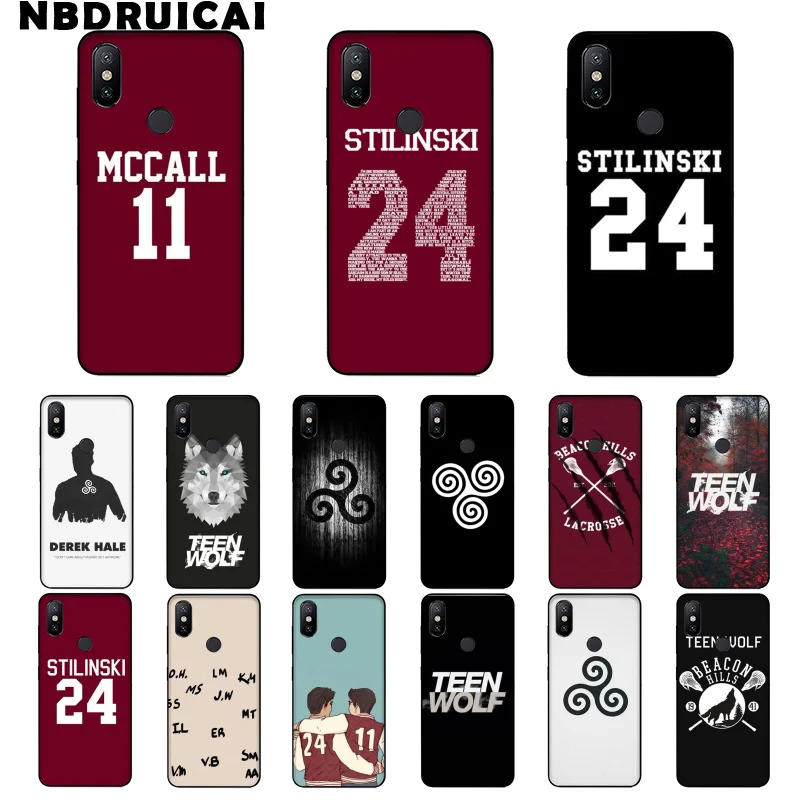 NBDRUICAI Teen Wolf Stilinski 24 TPU Мягкий силиконовый чехол для телефона Xiaomi 8 9 se 5X Redmi 6pro 6A 4X 7 5plus