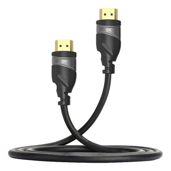 

HDMI 2.1 Cable Ultra-HD UHD 8K 60Hz Cable 48Gbs with o & Ethernet HDMI Cord