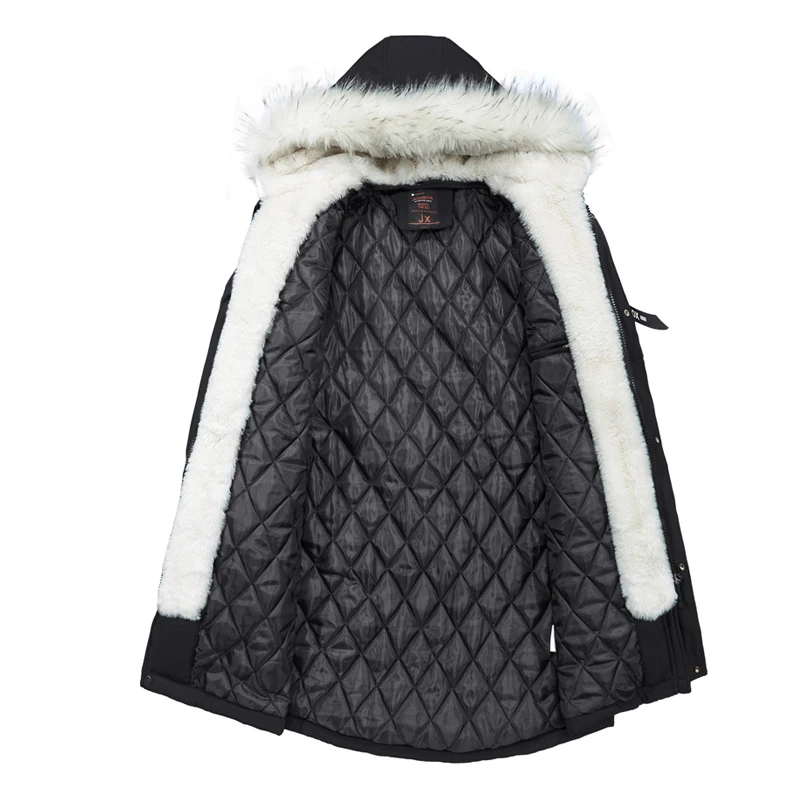 Winter Parkas Men New Thicken Warm Jacket Male High Quality Fleece Fashion Parka Coats Mens Casual Jackets Hooded Cotton Outwear