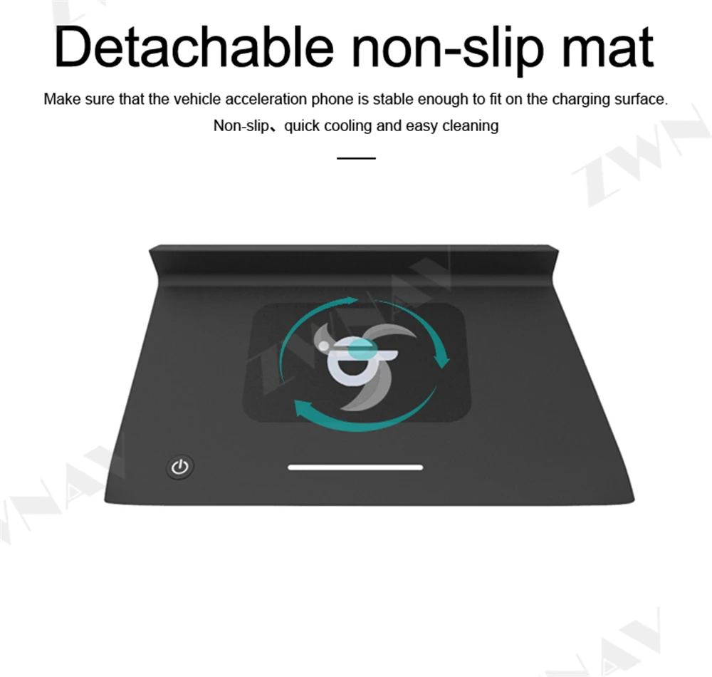 QI Car Wireless Charger Quick Charge For Volkswagen Tiguan 2017-2018 for Iphone XR X for Huawei P30 Infrared Sensor Phone Holder