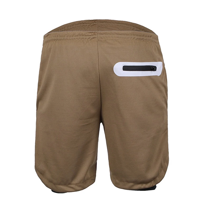 Камуфляжные 2 в 1 Мужские шорты для спортзала с внутренними карманами, короткие шорты на завязках для бега, тренировочные узкие укороченные штаны панталоны для тренировки Cortos