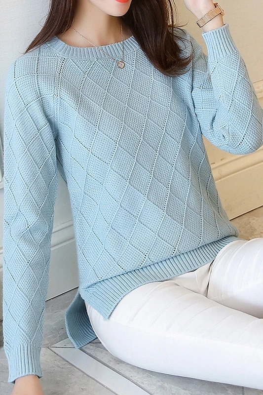 Дешевая новинка осень зима горячая распродажа женский модный Повседневный Теплый красивый свитер BP294