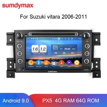 

8core 4g ram 64g rom android 9.0 car dvd player for vitara 2007-2011 with gps glonass car audio stereo autoradio wifi