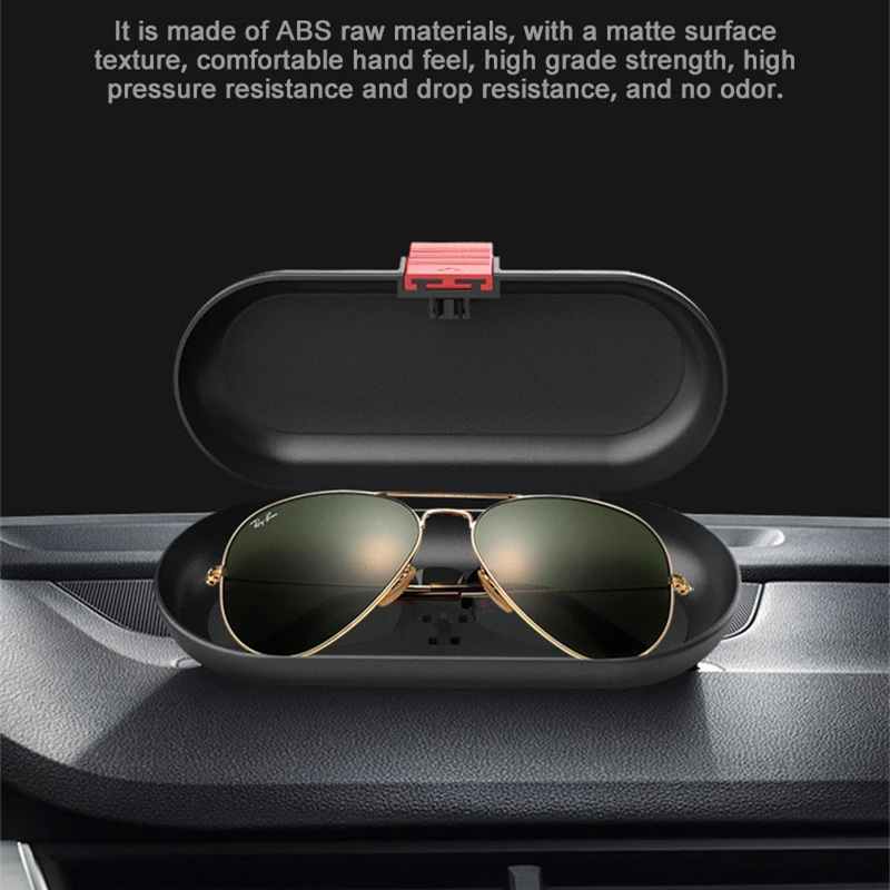 Rylybons Auto Sonnenbrille Halter Brille Fall Lagerung Box Fahrzeug Sonnenblende  Brillen Halter Ticket Clip Für Auto Auto Zubehör - AliExpress