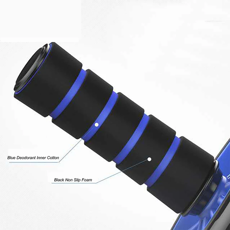 Ab Rolller Wheel Abdominal Exercise Roller-Classic Dual Wheel with Foam Handles-Includes Extra Thick Knee Pad