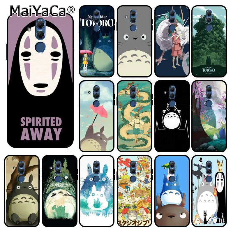 MaiYaCa Cute Totoro Spirited Away Ghibli Miyazaki Anime Phone Case for Huawei Mate 10 20 Lite 20X Mate20 Pro Mate9 Nova3 3i | Мобильные