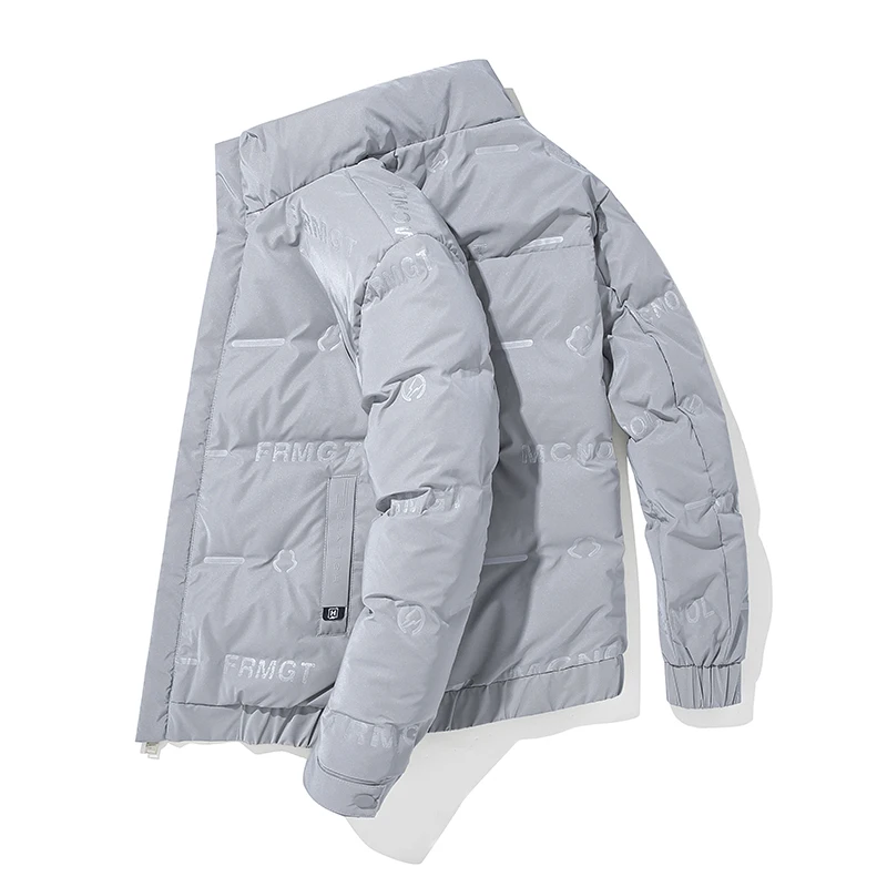 2021 new Down jacket men's casual winter coat loose fashion men's stand-up collar down jacket for office working warm coat