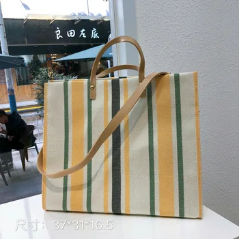 

Bags for Women Ladies Hand Bags Fashion Girls Canvas Color Matching Retro Wild Shoulder Crossbody Oblique Bag bolsa feminina Tot