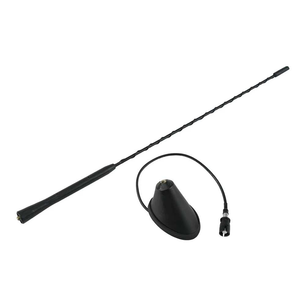 

NICECNC 16" ROOF MAST WHIP FUBA ANTENNA+AM/FM RADIO BASE FOR GOLF MK 3 4