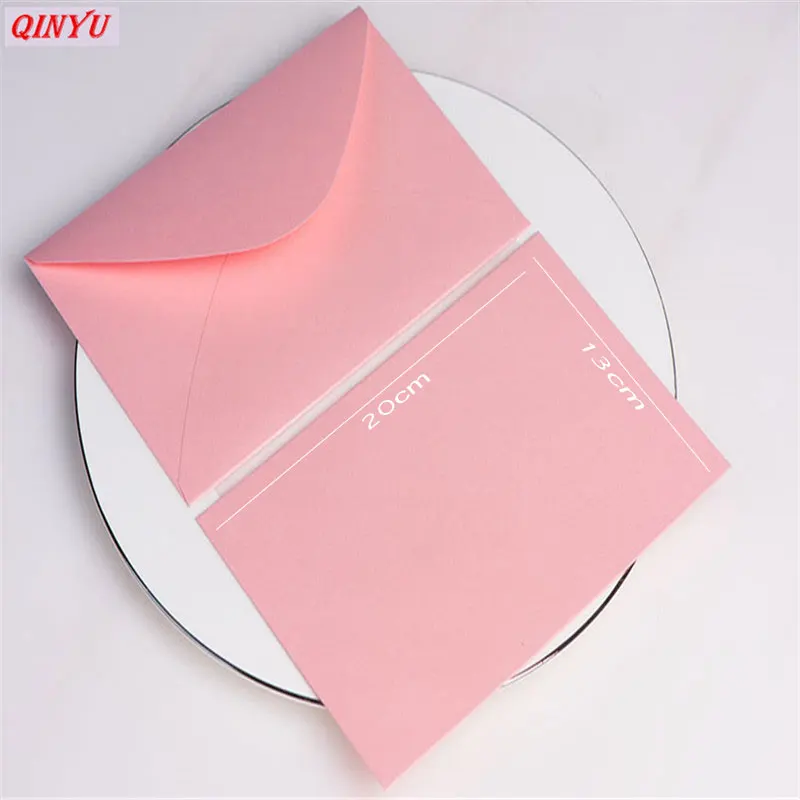 Конверты бумажные пустые цветные в стиле ретро 13 х20 см 10 шт.|invitation greeting|invitation greeting