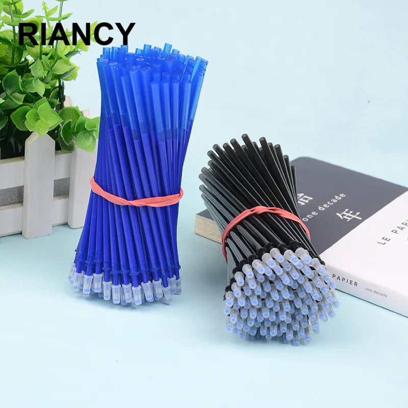 

10 PCS/lot 0.5mm Erasable Refill Set for Writing Student Gel Pen Material Creative Office School Stationary Supplies 040200