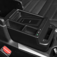 15W QI bezprzewodowa ładowarka samochodowa do Honda CRV CR-V 2017-2021 szybka do telefonu ładowarka panel ładowania panel podłokietnik ze schowkiem uchwyt do ładowania