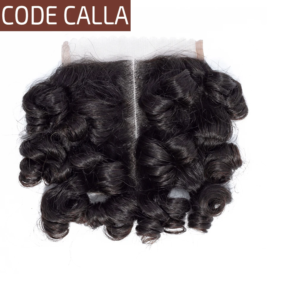 Надувные кудрявые волосы код Calla 4*4 из малайзии неповрежденные свободные Funmi