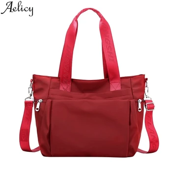 

Aelicy Solid Color Shoulder Messenger Bag Elegant Handbags Casual Women PU Leather Large Capacity Handbag Mummy Messenger Bags