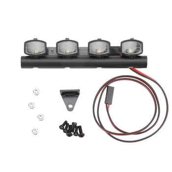 

RC LED Light Bar Roof Lamp for 1/10 Traxxas Trx4 SCX10 D90 RC 4WD Crawler Car 1:10 Model Car Accessories