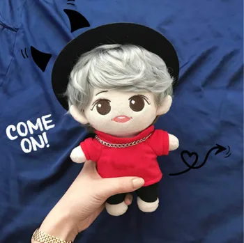 

[MYKPOP]KPOP Doll's Clothes: Wig for 15cm / 20cm Doll Silver Curled Wig (Without doll) Fans Collection SB20101603