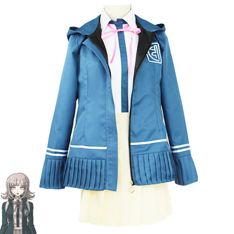 

Аниме Super Dangan Ronpa 2 : Sayonara Zetsubou Gakuen Cospaly Dangan Ronpa Cos Nanami Chiaki Cospaly Jk униформа, полный набор